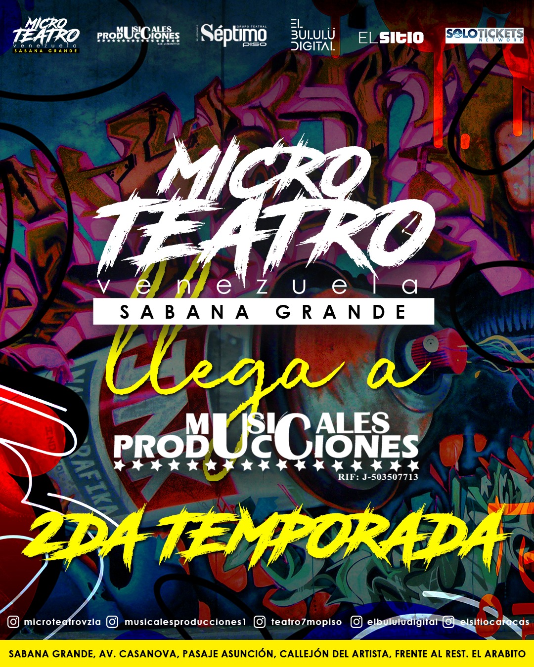 MICROTEATRO SIGUE FESTEJANDO EL TEATROEN SÁBANA GRANDE