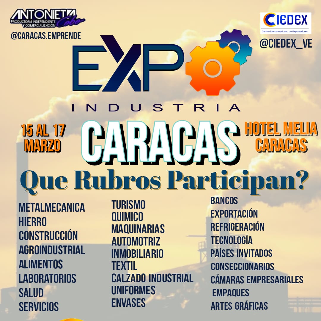 Expo Industria Internacional 2024: El Tour para los negocios productivos en Venezuela