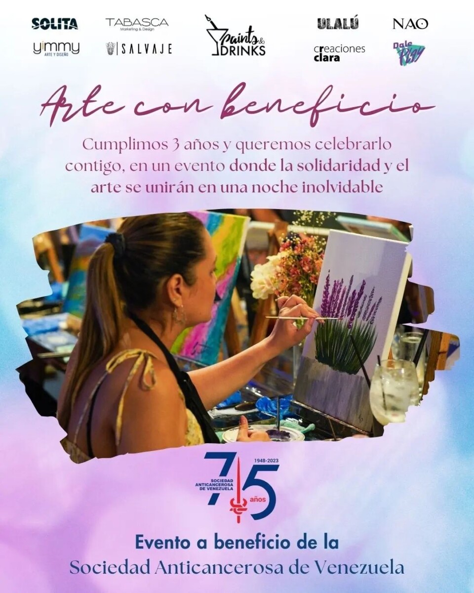 SAV invita a expresar creatividad en actividad benéfica de pintura abstracta