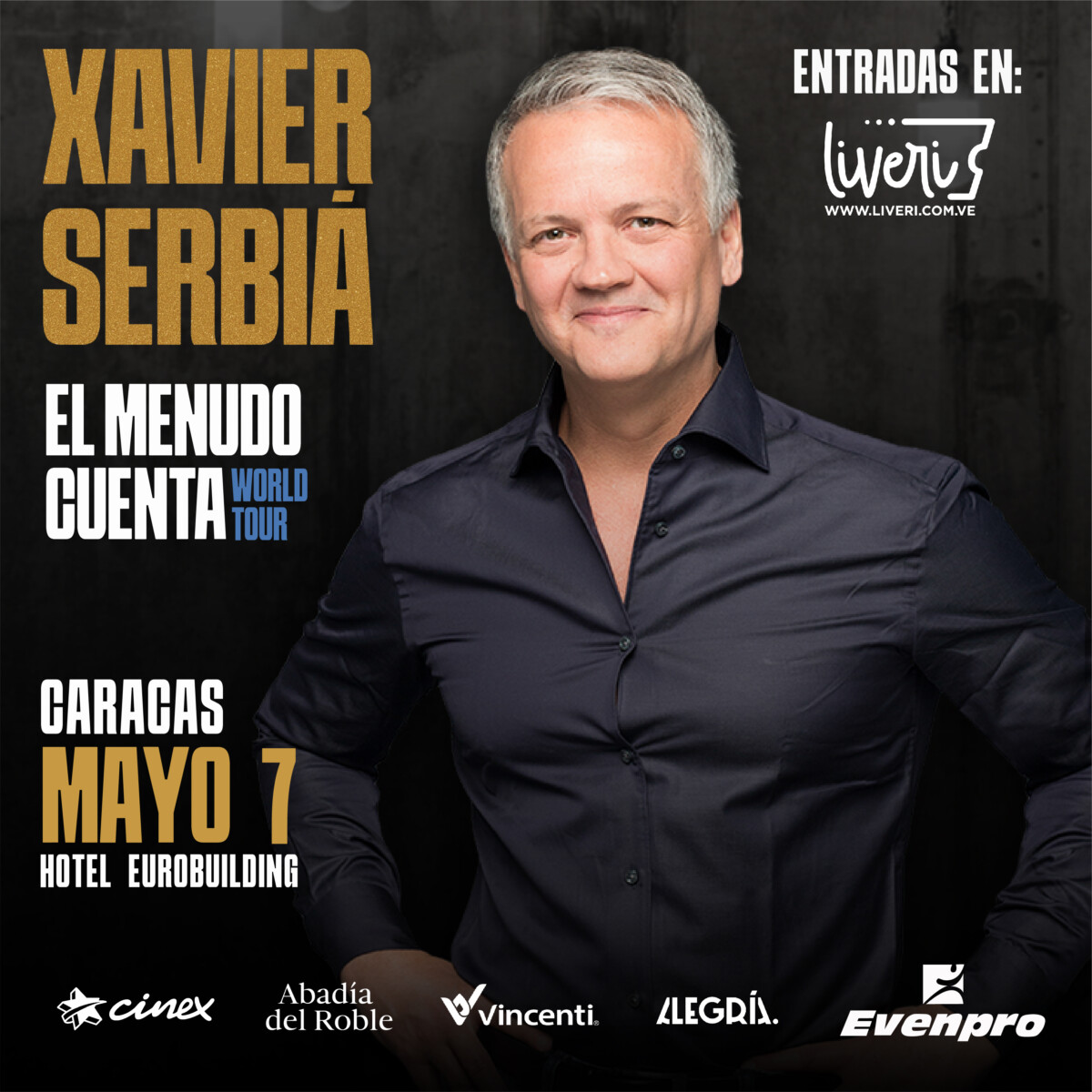 Xavier Serbiá llega a Venezuela con su conferencia: “El Menudo Cuenta”