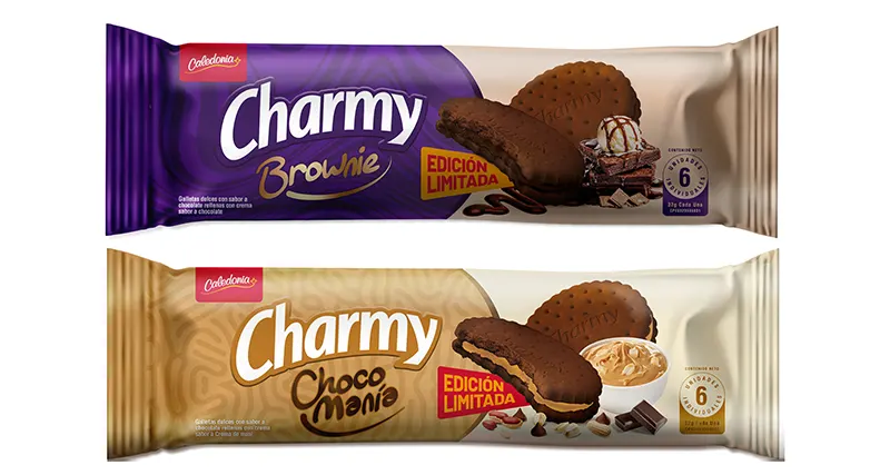 Galletas Caledonia lanza «El Postre que amarás»: Charmy Brownie y Charmy Chocomanía