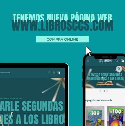 La segunda oportunidad a los libros: en Libros.ccs