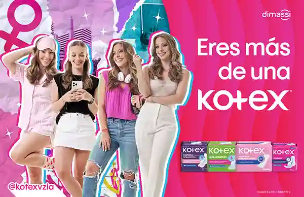 Kotex resalta su amplio portafolio mediante la campaña “Eres más de una”