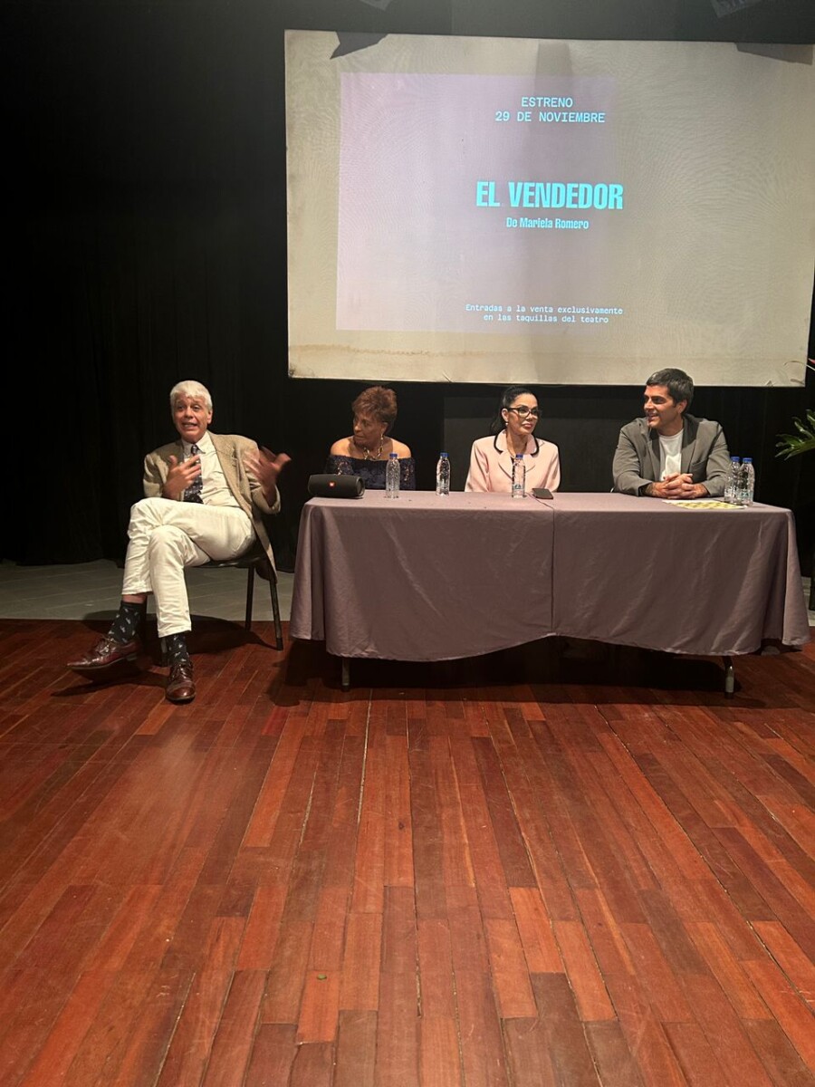 “El Vendedor” llega al Trasnocho Cultural con Astrid Carolina Herrara y Ernesto Calzadilla