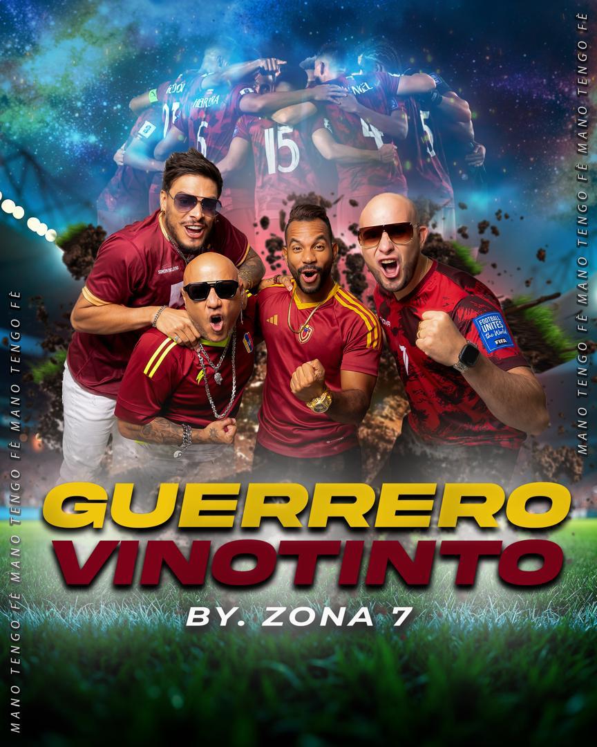 Zona 7 le canta a la Vinotinto con su nuevo tema “Guerrero Vinotinto”