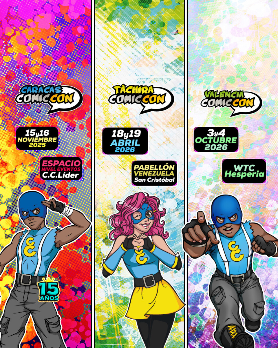 Comic Con anuncia eventos en Caracas, Valencia y Táchira