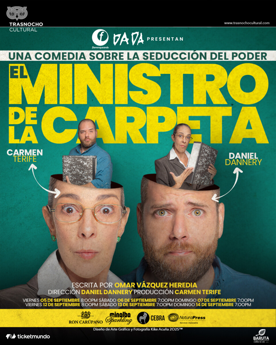 Llega al Trasnocho Cultural una comedia que nos habla sobre la seducción del poder  “El ministro de la carpeta”