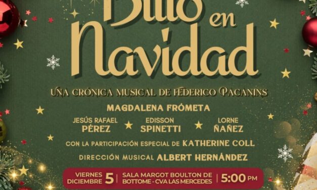 Crónica musical “Billo en Navidad” de Federico Pacanins se presenta en el CVA Las Mercedes