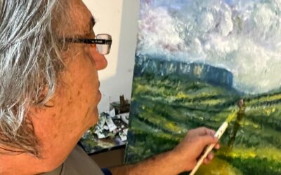 Gianluca Coconcelli un pintor venezolano que enaltece a Venezuela en sus obras