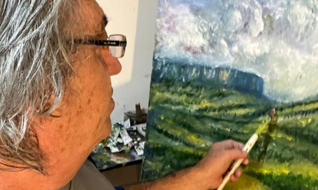 Gianluca Coconcelli un pintor venezolano que enaltece a Venezuela en sus obras