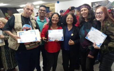 UNESR otorgó títulos de Maestros Pueblo a Cultores y Talentos Populares