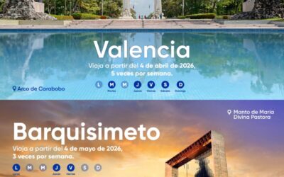 COPA AIRLINES VUELVE A VALENCIA Y BARQUISIMETO