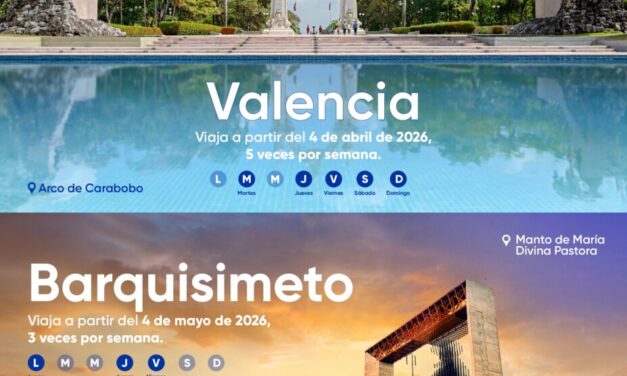 COPA AIRLINES VUELVE A VALENCIA Y BARQUISIMETO