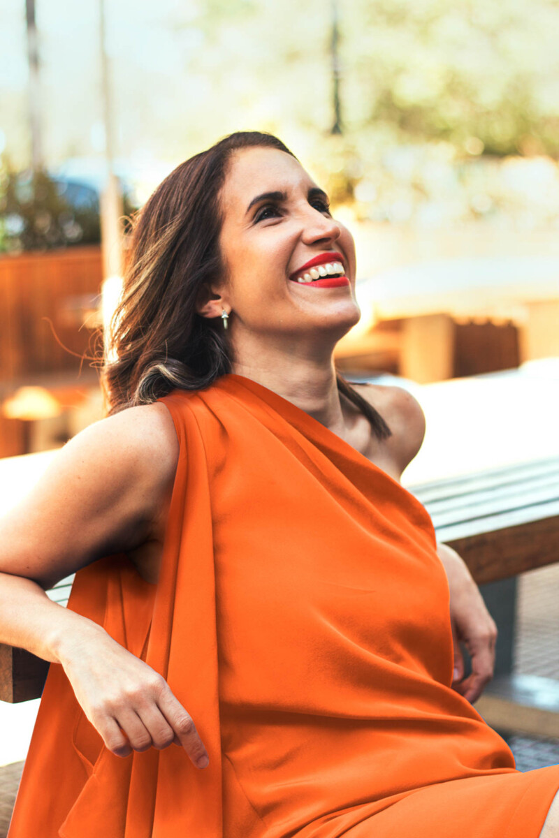 Foto-Prisca-Dakum-Vestido-Naranja-SD