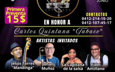 El Patio  Rinde Tributo a la Leyenda de la Salsa Carlos «Tabaco» Quintana  en una Noche de Antología y Solidaridad