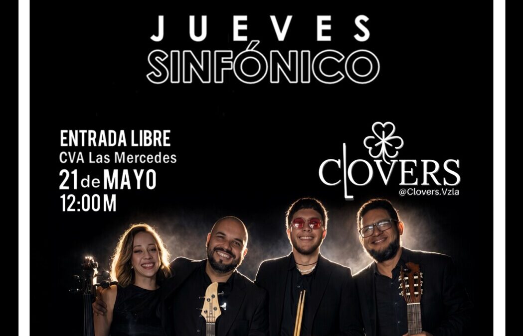 Ensamble Clovers ofrecerá concierto en el CVA Las Mercedes